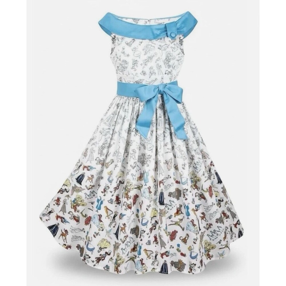Disney Parks The Dress Shop Ink And Paint Dress XL